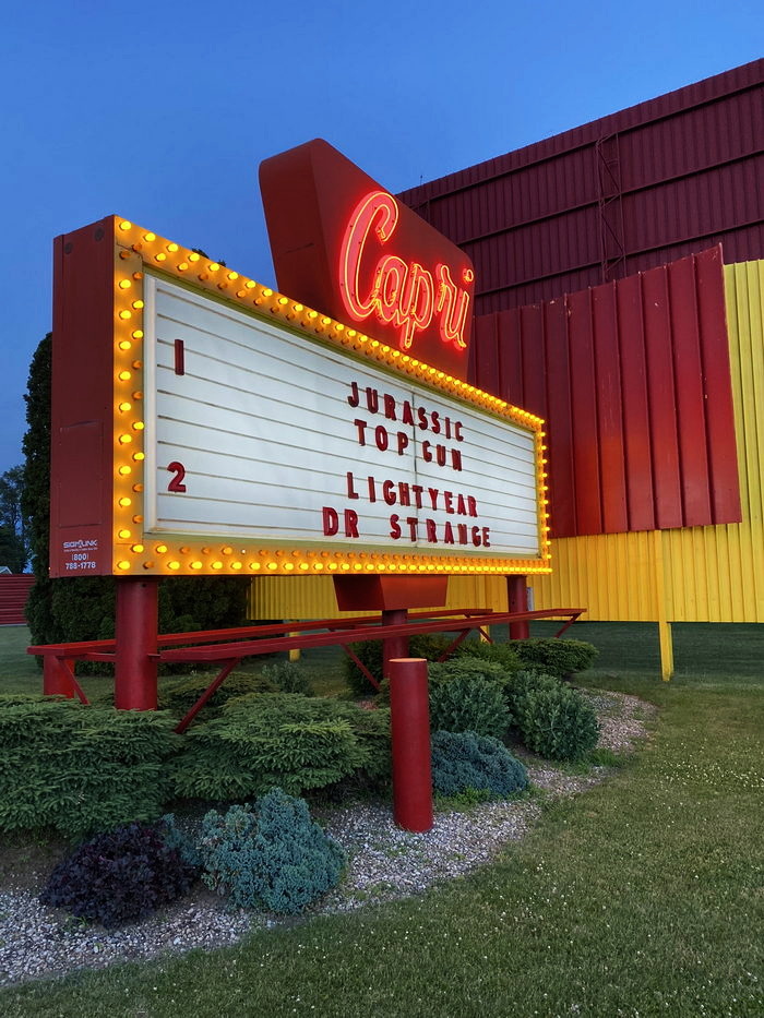 Capri Drive-In Theatre - June 18 2022 Photo (newer photo)